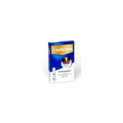 Bolfo Gold Hond 40 - Tot 4 Kg, 2 Pipetten
